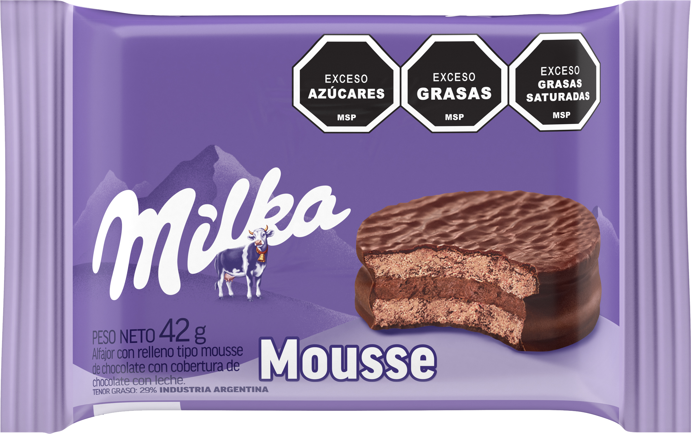 Alfajor Milka Mousse 42g - Nerilan Uruguay